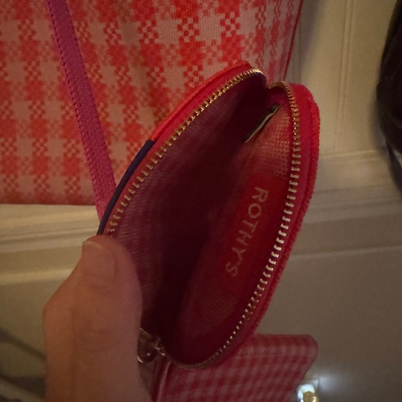 Rothy's Red and White Checkered Tote Bag - Picture 6 of 9